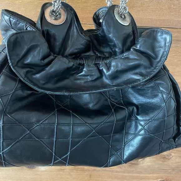 Dior Blanc Cannage Learher Le Trente Hobo - Picture 2 of 8